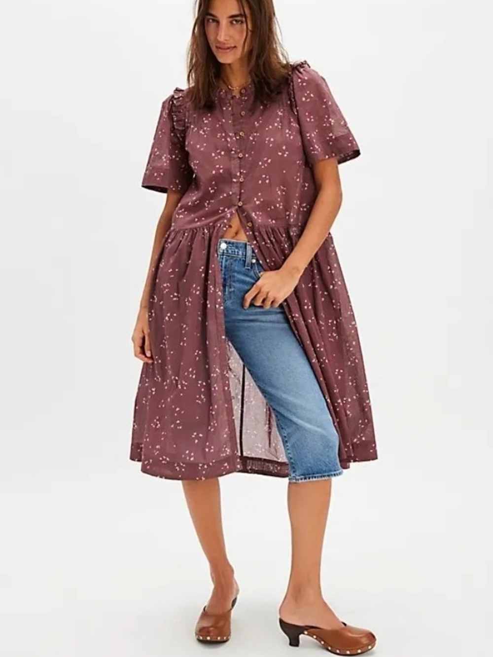 Free People Bella Mae Midi Dress Size XL